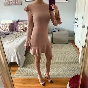 Super cute Blu Pepper Ruffle Knit Dress